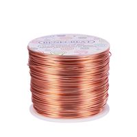 BENECREAT 17 Gauge Jewelry Craft Aluminum Wire 380 Feet Bendable Metal Sculpting Wire for Craft Floral Model Skeleton Making (Copper, 1.2mm)