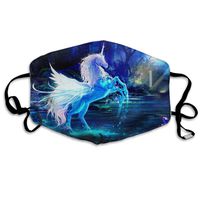 Meandering Unicorn Dust Mask,Washable and Reusable Cleaning Gardening Outdoor Activities Warm Windproof Mask