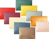 LanMa Mini Envelopes for Personalize Gift Cards - Multicolor Perfect sized Envelope for Wedding, Birthday Party