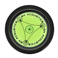 fosa Record Clamp LP Disc Stabilizer Music Hall LP Vinyl Record Turntable Bubble Degree Tonearms Set-up Spirit Level Great Record Stabilizer for LP Record Player CD Player(Black)