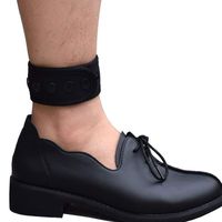 DDJOY Ankle Strap for Compatible with Fitbit & Garmin, Ankle Band for Compatible with Charge 2/3 Alta/HR Flex/2 Fitbit One or Garmin Vivofit/2/3/4, Ankle Band for Men and Women (Black, Small/ Medium)