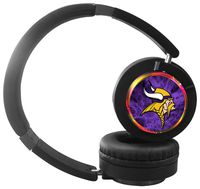 MY.Y-Stylish bluetooth headset high fidelity stereo wireless headphone with picture foldable soft memory protein ear sleeve(Vikings/Minnesota)