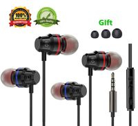 Earbuds with Microphone 2 Pack Ear Buds in Ear Headphones Wired Earphones with Microphone Mic Stereo and Volume Control Waterproof Metal Wired Earphone for
