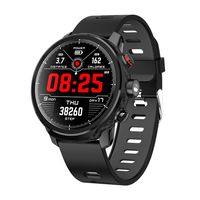 Smart Watch Activity Tracker Fitness Watch for Men Women Waterproof Heart Rate Monitor Watches Sleep Monitoring (Black)