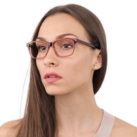 Blue Blocker Glasses for Women, Anti Blue Light Computer Reading Gaming Glasses, Anti Eyestrain UV Filter Lens Acetate Frame Eyeglasses