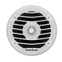 Rockford PM262X 6-Inch Marine Full Range Speakers Luxury Grille