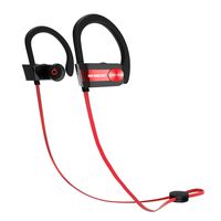 NENRENT Bluetooth Headphones, Q7 IPX7 Waterproof Sports Wireless Earbuds w/Mic, Noise Canceling Headsets HD Stereo in Ear Earphones Exercise 8 Hour Battery