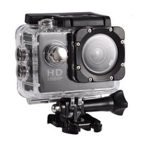 Action Camera 4K WiFi Waterproof 30m Outdoor Sports Video DV Camera 1080P Full HD LCD Mini Camcorder with 900mAh Rechargeable Batteries and Mounting Accessories Kits(Black,)