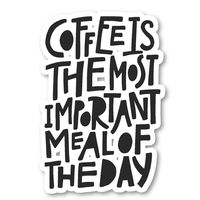 Funny Coffee Quotes Sticker Funny Coffee Quotes Stickers - Laptop Stickers - 2.5" Vinyl Decal - Laptop, Phone, Tablet Vinyl Decal Sticker S7331