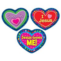 Carson Dellosa Jesus Loves Me! Shape Stickers (168080)