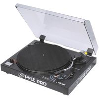 1 - Belt-Drive USB Turntable with Digital Recording Software, Plugs directly to Mac(R) or PC, 33 1/3 & 45rpm speed selector, PLTTB3U