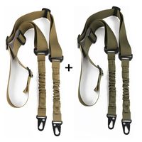 Accmor 2 Point Rifle Sling Extra Long Gun Sling Traditional Sling with Metal Hook for Outdoor Sports