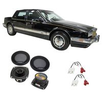 Compatible with Cadillac Seville 1984-1991 Front Door Factory Replacement Harmony HA-R4 Speakers