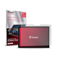 Beam Vanguard Shield Tempered Glass Screen Protector for Microsoft Surface Pro 4/2017 / Pro 6 [w/Installation Frame] (Replacement Guarantee) (Clear)