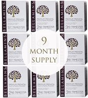 Bellamins Premium Prenatal Vitamins - 9 Month Supply - Berry Lemonade Daily Drink Mix