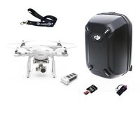 DJI Phantom 3 Advance with Extra Battery and Hardshell Backpack Also Includes Camrise Lanyard, USB Reader and Transcend 32gb Memory Card