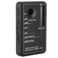 High Sensitivity Frequency RF Signal Detector Bug Detector Camera Finder Scanner Wireless Detector Camera Bug Finder Anti Spy-Camera Detector for Home/Office/Business