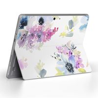 igsticker Ultra Thin Premium Protective Back Stickers Skins Universal Tablet Decal Cover for Microsoft Surface Go (2018) 011110 Flower　Watercolor　Colorful