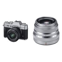 Fujifilm X-T30 XC15-45mm Lens Kit Silver + Fujinon XF35mmF2 R WR Lens Silver