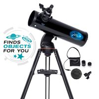 Celestron Astro Fi 130 Wireless Reflecting Telescope, Black (22203)