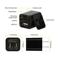 Moclever Spy Camera - HD 1080P Hidden Camera - Spy Camera Charger - USB Wall Charger Camera - Mini Spy Camera - Nanny Camera - Spy Cam-Surveillance Camera - Home Security Cameras (Hidden Camera 1080P)