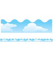 Carson Dellosa Clouds Borders (1220)