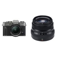 Fujifilm X-T30 XF18-55mm Kit Charcoal Silver + Fujinon XF35mmF2 R WR Lens Black