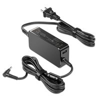 KFD 65W 45W AC Adapter Compatible for Acer Chromebook 15 14 13 11 CB3 CB5 R11 C720 C720p C730e C740 Acer Aspire One Cloudbook 11 14 AO1-131 AO1-131M AO1-431 AO1-431M Iconia Tab W700 Power Cord Supply