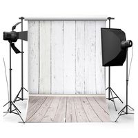 5x7ft Vinyl Cloth White Wooden Theme Studio Photo Photography Background Studio Backdrop Props best for Personal Photo, Wall Decor, Baby, Children, Kids, Newborn Photo