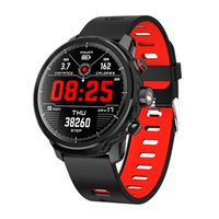 Aoile L5 Smart Watch IP68 Waterproof Multiple Sports Mode Heart Rate Monitoring Weather Forecast Smartwatch red