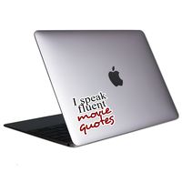 I Speak Fluent Movie Quotes Tablet & Laptop Sticker