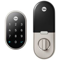 Google, RB-YRD540-WV-619, Nest x Yale Lock with Nest Connect, Smart Lock, Satin Nickel