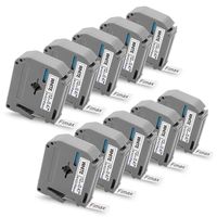 Fimax 10x Compatible Brother P-Touch M Tape M231 MK231 M-K231 M-231 Label Tape, Replace for Brother Ptouch PT-70BM PT-M95 PT-90 PT-70 PT-65 PT-85, 1/2 Inch x 26.2 Feet(12mm x 8m), Black on White