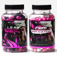 FIT AFFINITY Lean & Sculpted Bundle - Fat Burner for Women • Best All Natural Weight Loss Pills - Thermogenic Fat Loss Supplement & Appetite Suppressant Diet Pills - 90 Capsules (Each Bottle)