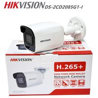 Hikvision 8MP 4K Outdoor Bullet PoE IP Camera DS-2CD2085G1-I 4mm Fixed Lens, 3840x2160, EXIR 98ft Night Vision, Smart H.265+ WDR, SD Card Slot, VCA, ONVIF, IP67
