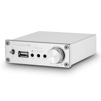 Douk Audio M1 Mini Bluetooth 5.0 Power Amplifier Stereo Receiver Audio Amp USB Music Player (Silver)