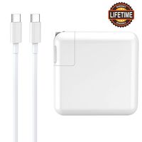 61W USB Power Adapter Charger Power Delivery PD for Apple MacBook/Pro, Lenovo, ASUS, Acer, Dell, Xiaomi Air, Huawei Matebook, HP Spectre, Thinkpad and Any Other Laptops or Smart Phones with Type C