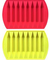 Crayon Double Tipped, Triangular Silicone Crayon Molds (2 Pack)