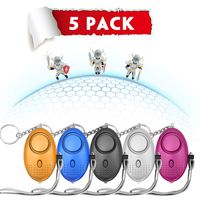 Personal Alarm-130DB Vigilant Bell, LED Flashlight & Keychain. Security Horns & Sirens for Self Defense in Emergency, Helpful Device for Elder, Student, Kid, Night Worker, Jogger-School Year Gifts