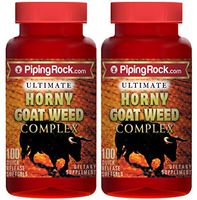 Ultimate Horny Goat Weed Complex 200 Capsules by Piping Rock Health Products