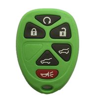 Green Keyless Entry Remote Start Key Shell Fob Clicker Control Case Repalcement for 2007 2008 2009 2010 2011 2012 GMC Yukon XL 1500 XL 2500