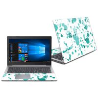 MightySkins Skin Compatible with Lenovo Ideapad 330 15" (2018) - Teal Splatter | Protective, Durable, and Unique Vinyl Decal wrap Cover | Easy to Apply, Remove, and Change Styles | Made in The USA