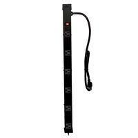 Shaxon PYF-71-263 2-Feet Metal Power Strip with 6 Outlets and 3-Feet Cord
