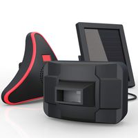 Htzsafe Solar Driveway Alarm System-1/2 Mile Long Transmission Range-Solar Powered No Need Replace Batteries-Outdoor Weatherproof Motion Sensor&Detector-DIY Security Alert System