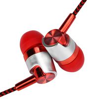 Staron Earphones, Universal 3.5mm in-Ear Stereo Earbuds Earphone with Mic for Cell Phone (B)