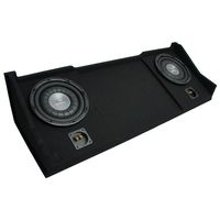 Compatible with 1998-2001 Dodge Ram Ext Club Quad Truck Harmony F104 Dual 10" Sub Box Enclosure