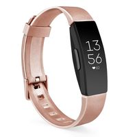 AK Soft TPU Wristbands Compatible with Fitbit Inspire HR/Fitbit Inspire/Fitbit Ace 2 Bands, Sports Waterproof Wristbands for Fitbit Inspire HR Fitness Tracker(Rose Gold, Small)