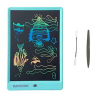 ZBHANTANG LCD Writing Tablet 10 Inch Drawing Board Doodle Board with Colorful Screen, Writing Board Electronic Doodle Pads Learning Tablet for Kids and Adults (Blue)