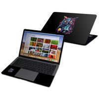 MightySkins Skin Compatible with Apple MacBook Air 13" (2018) - Outrageous Owl | Protective, Durable, and Unique Vinyl Decal wrap Cover | Easy to Apply, Remove, and Change Styles | Made in The USA