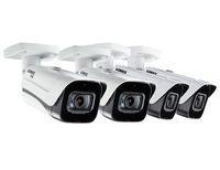 4-Pack of Lorex LBV8721AB 4K MPX Bullet Cameras with Built in Mic